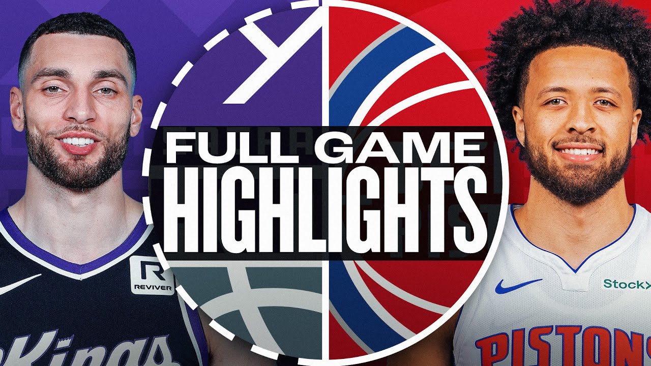 KINGS at PISTONS | FULL GAME HIGHLIGHTS | April 7, 2025