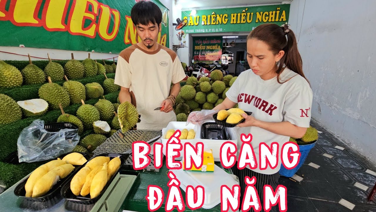 Biến căng đầu năm vựa Sầu Riêng Hiếu Nghĩa 