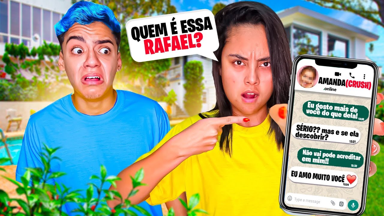 O RAFAEL ROCHA BRIGOU FEIO COM A SUA NAMORADA *deu ruim!