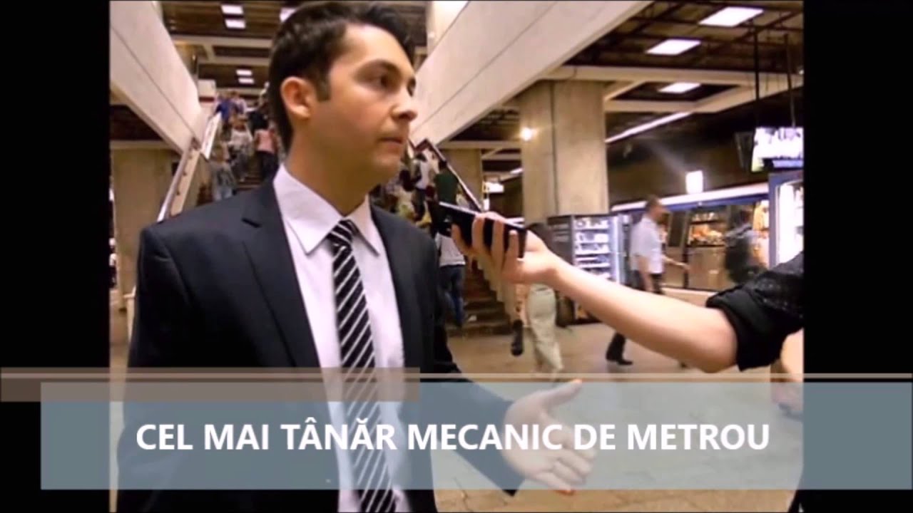 Fața necunoscută a metroului bucureștean: Cel mai tânăr mecanic, în subteran la 24 de ani