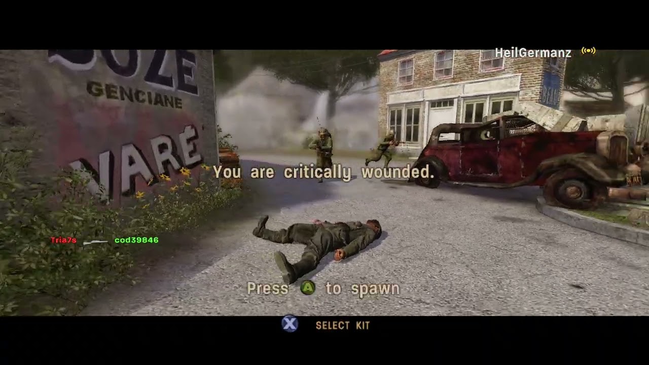 Call of Duty 3 Multiplayer Gameplay - CTF on Les Ormes