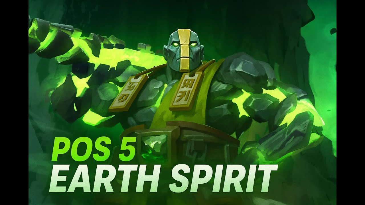 Earth Spirit POS 5 is Still Broken in 7.39d – Dota 2 Gameplay