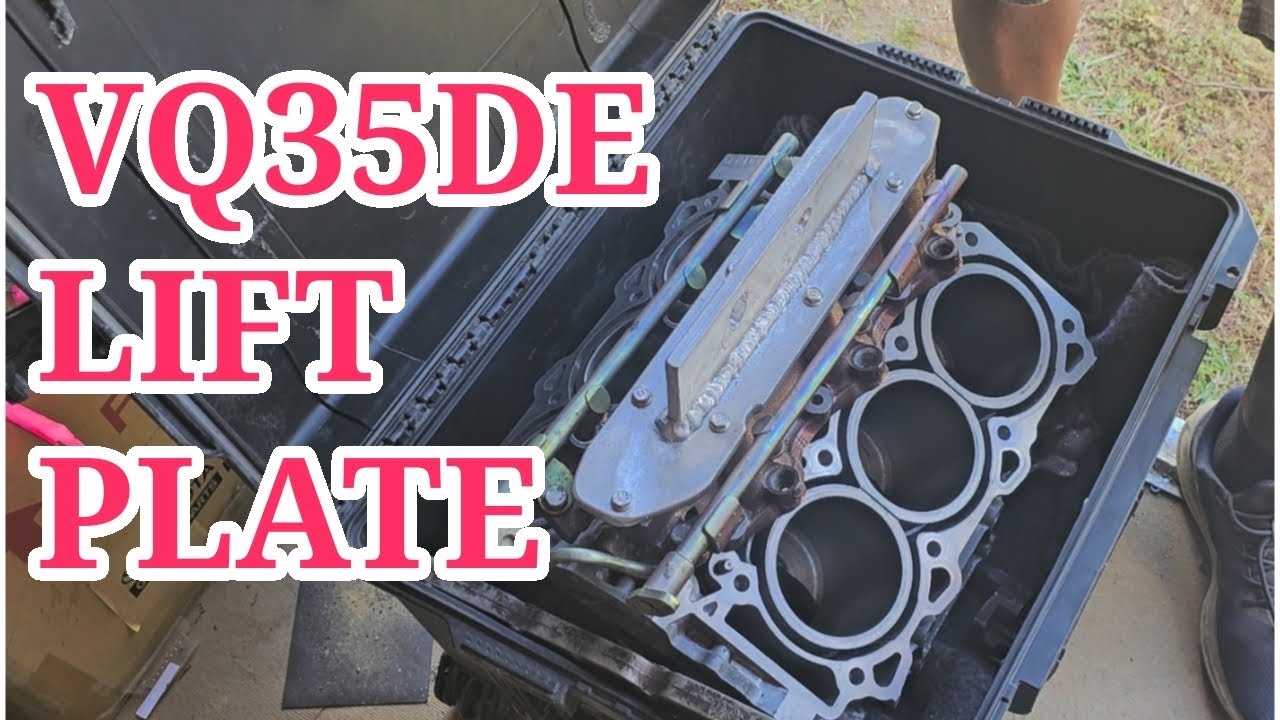 I Fabricated a VQ35DE Lift Plate from Scratch