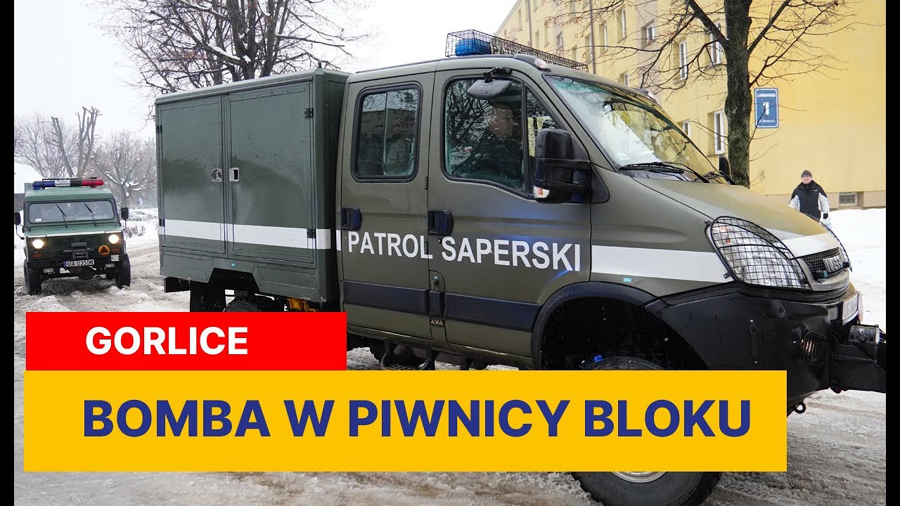 Bomba w piwnicy bloku mieszkalnego w Gorlicach - GORLICE24 TV (16.12.2022)