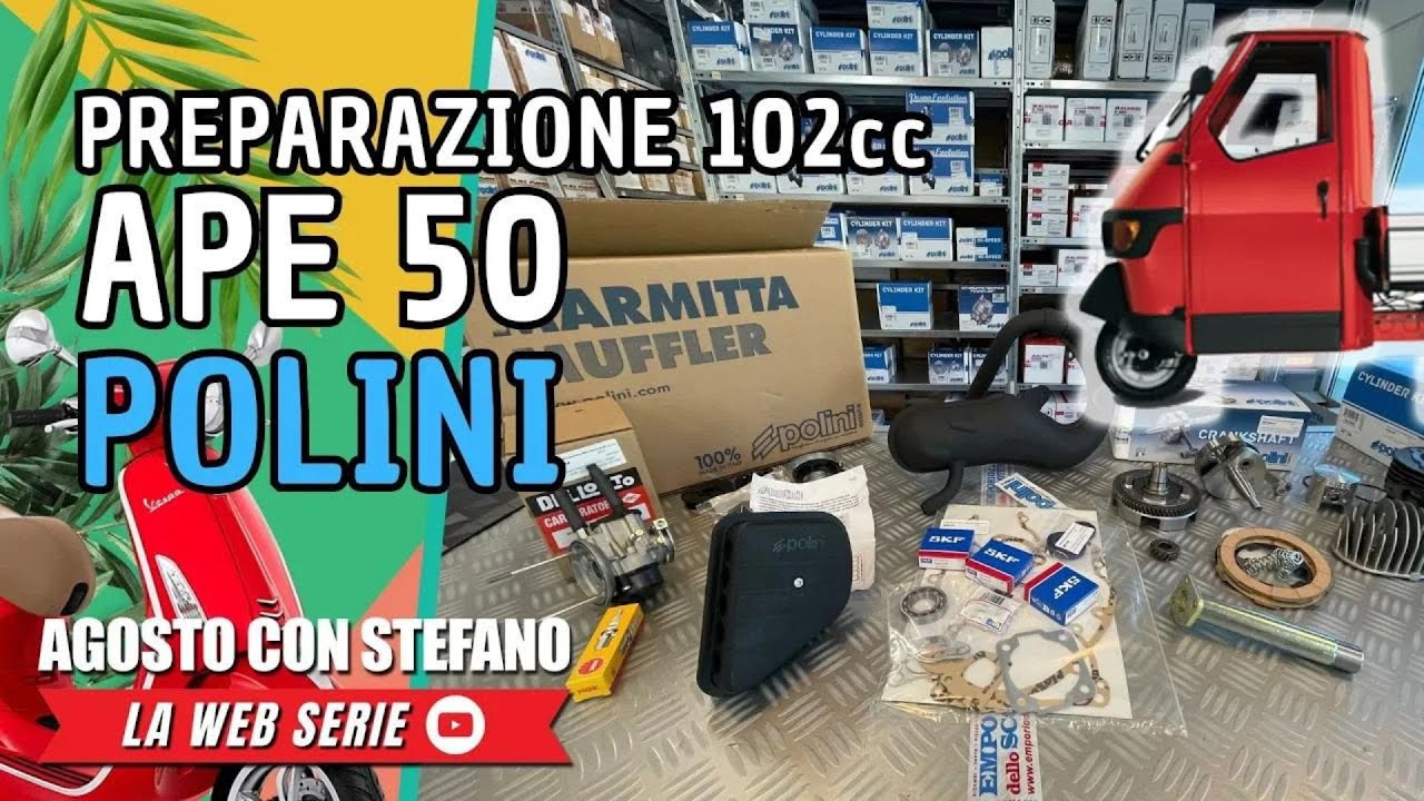 Rendi Potente il Tuo Ape 50 con la Preparazione 102 Polini!
