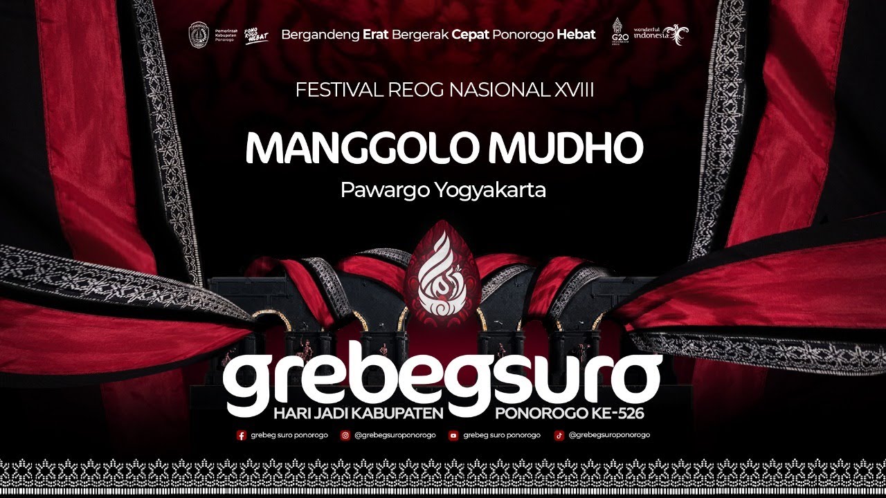 MANGGOLO MUDHO - PAWARGO YOGYAKARTA - Festival Nasional Reog Ponorogo XXVII - Grebeg Suro 2022