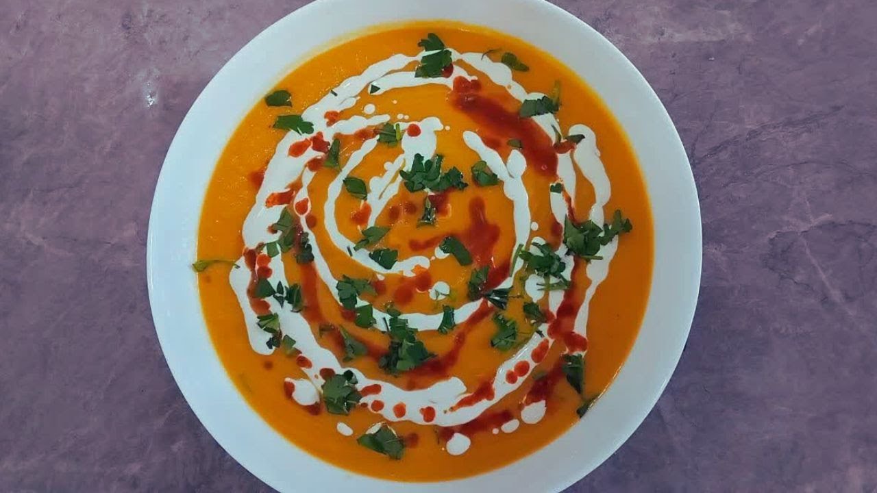 Cozy Pumpkin Soup: Perfect for Autumn Nights | طرز تهیه سوپ کدو حلوایی مجلسی  برای مهمانی