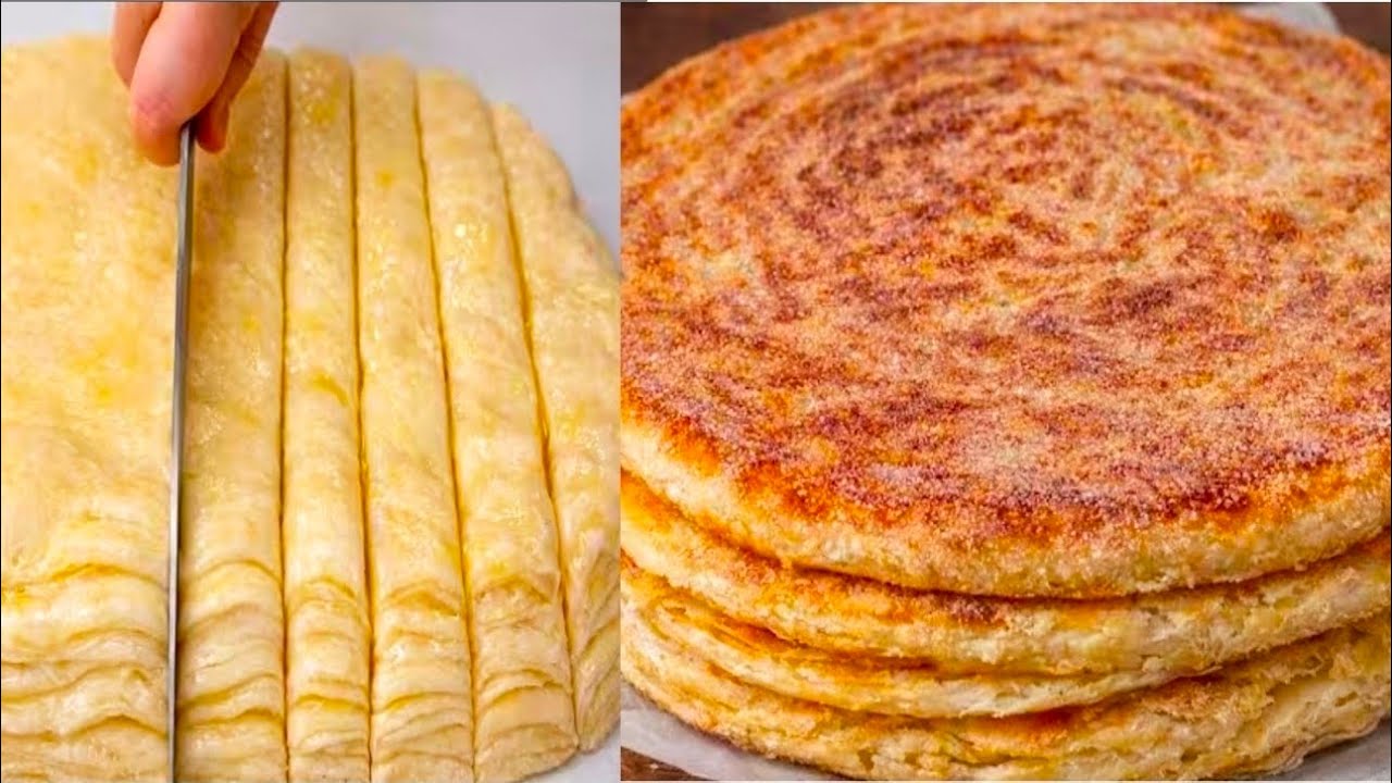 هادا هو سرو باش متقطعش ليك العجينة اختي👌ويجيك مورق ومقرمش وناجح من اول مرة 