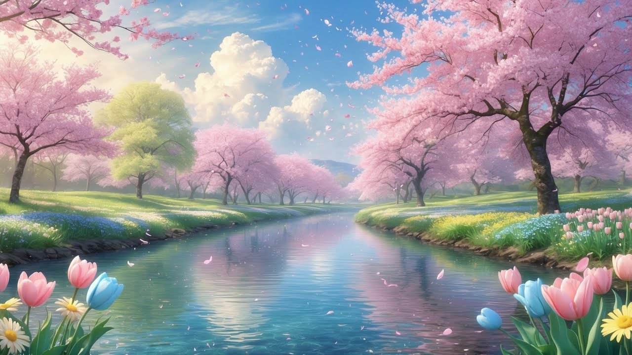 Spring Nature Ambience 🌿 Chill Music for Happy Thoughts & Peaceful Vibes
