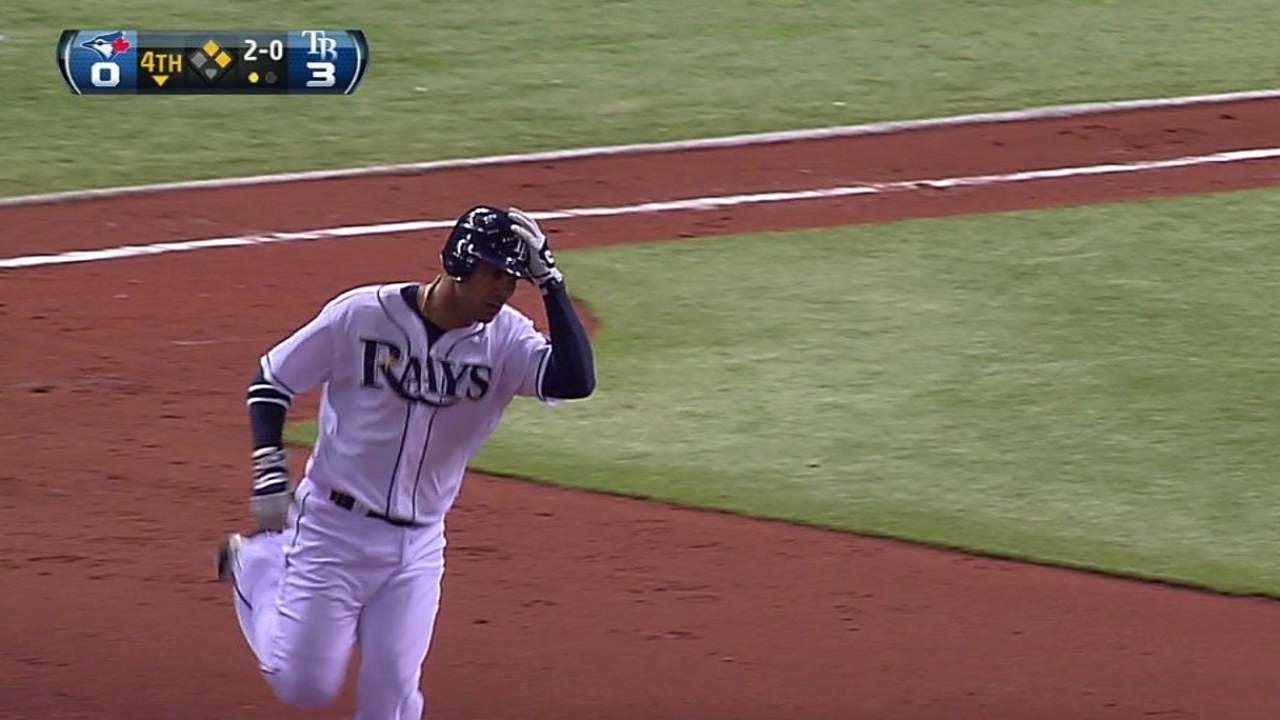 TOR@TB: Pena launches a three-run blast to center