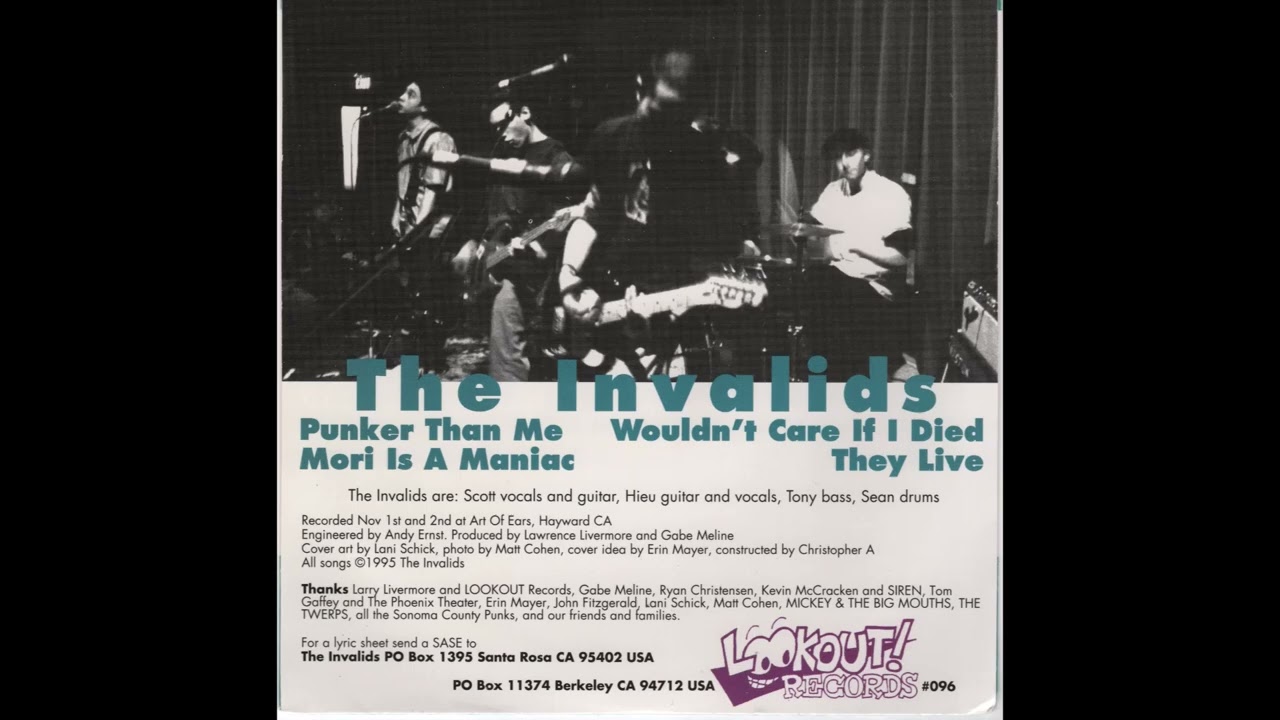 Wouldn't Care If I Died - The Invalids - 1995