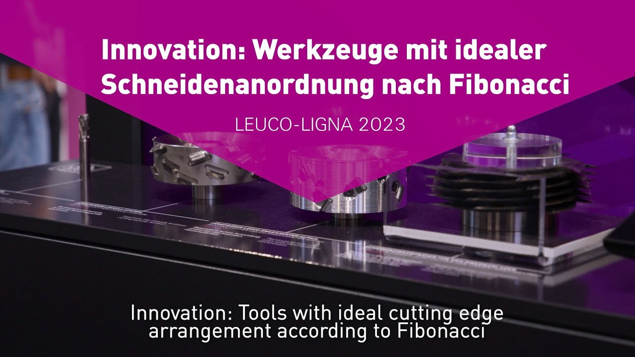 Ideale Schneidenanordnung nach Fibonacci - ideal cutting edges arrangement according to Fibonacci