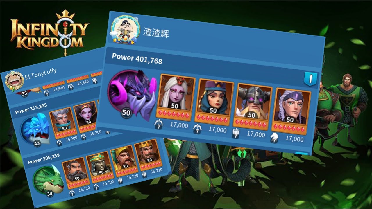 INFINITY KINGDOM. S57 WIND 305k vs 401k SHADOW AND 345k HOLY