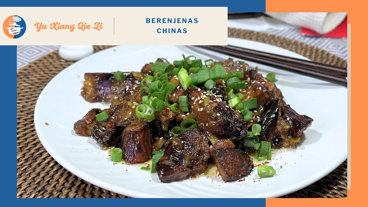 Prepara estas BERENJENAS CHINAS AUTÉNTICAS estilo Yu Xiang Qie Zi