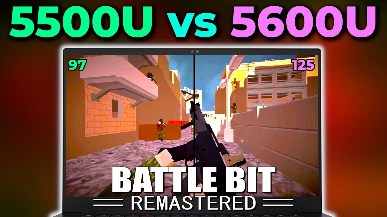 BattleBit Remastered | Ryzen R5 5500U vs 5600U Mini PC Comparison TRIGKEY Speed S5 AceMagician AM06