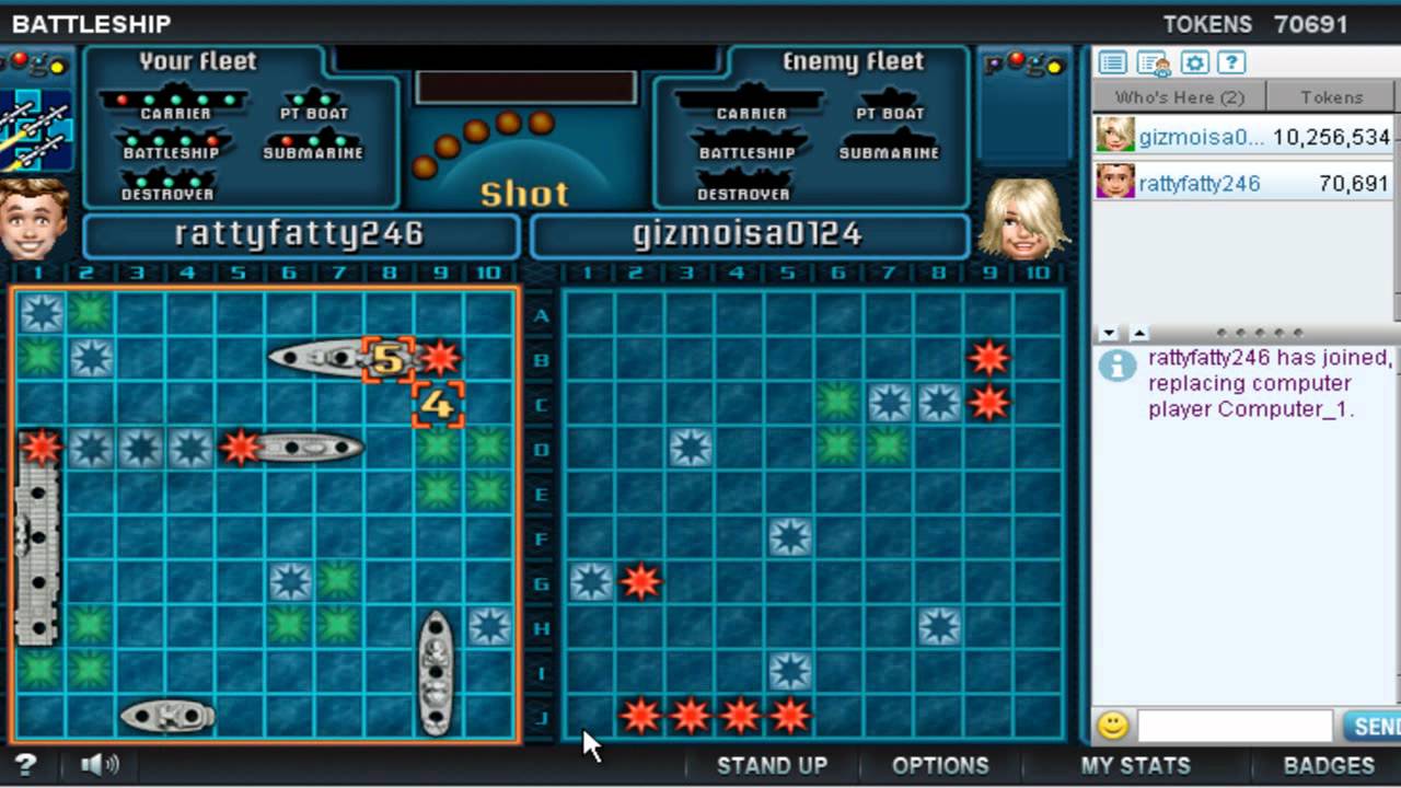 pogo battleship online gameplay