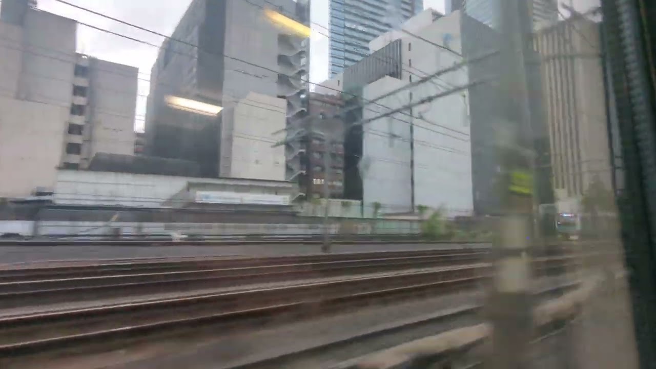 上野東京ライン籠原行き 品川〜新橋 左側車窓
