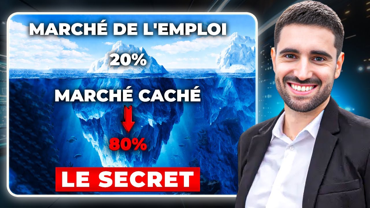 COMMENT ACCÉDER AU MARCHÉ CACHÉ DE L'EMPLOI - Ma méthode secrète avec LinkedIn