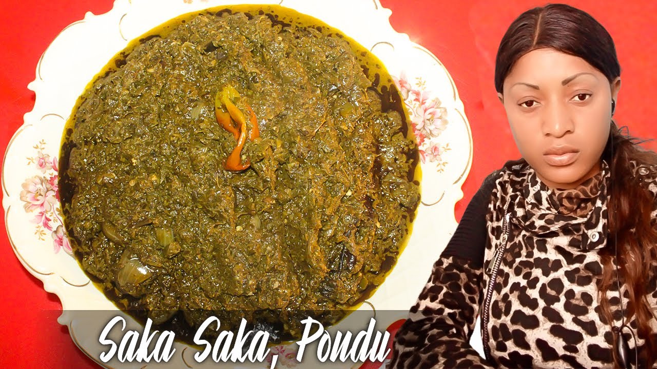 Rytha BM: Comment préparer Le Saka Saka, Feuille de manioc (La cuisine Congolaise)
