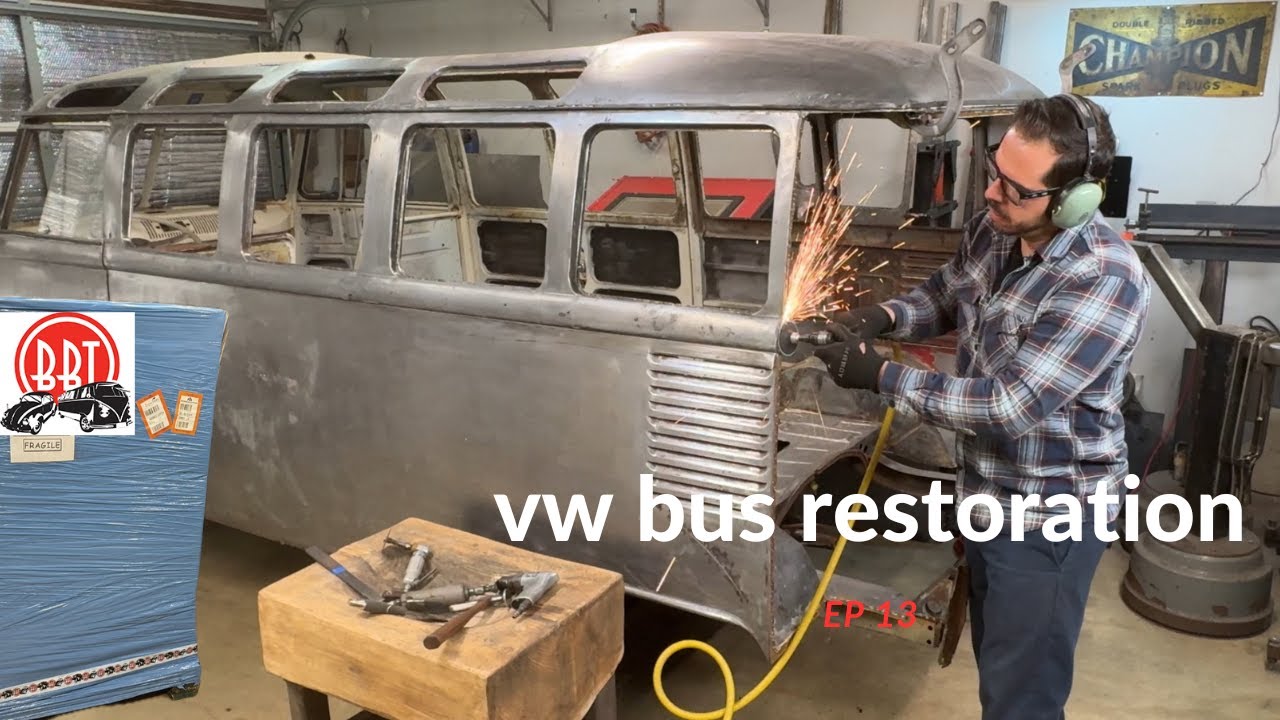 Автобус VW 21 Восстановление окон EP 13