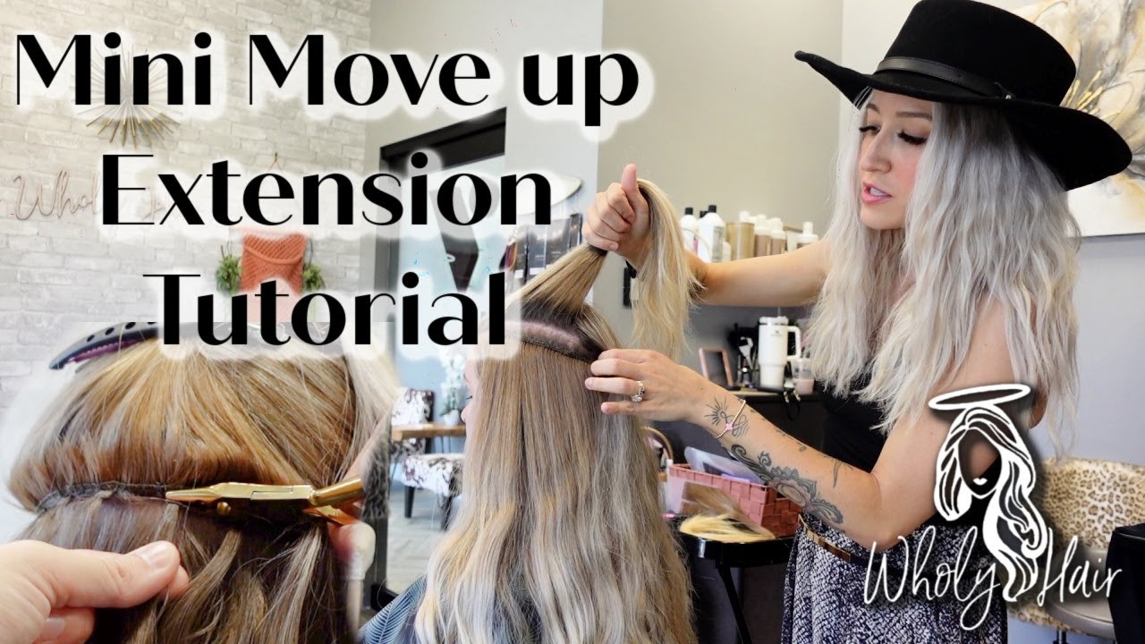 Урок по мини-наращиванию волос Handtied Extension // Wholy Hair