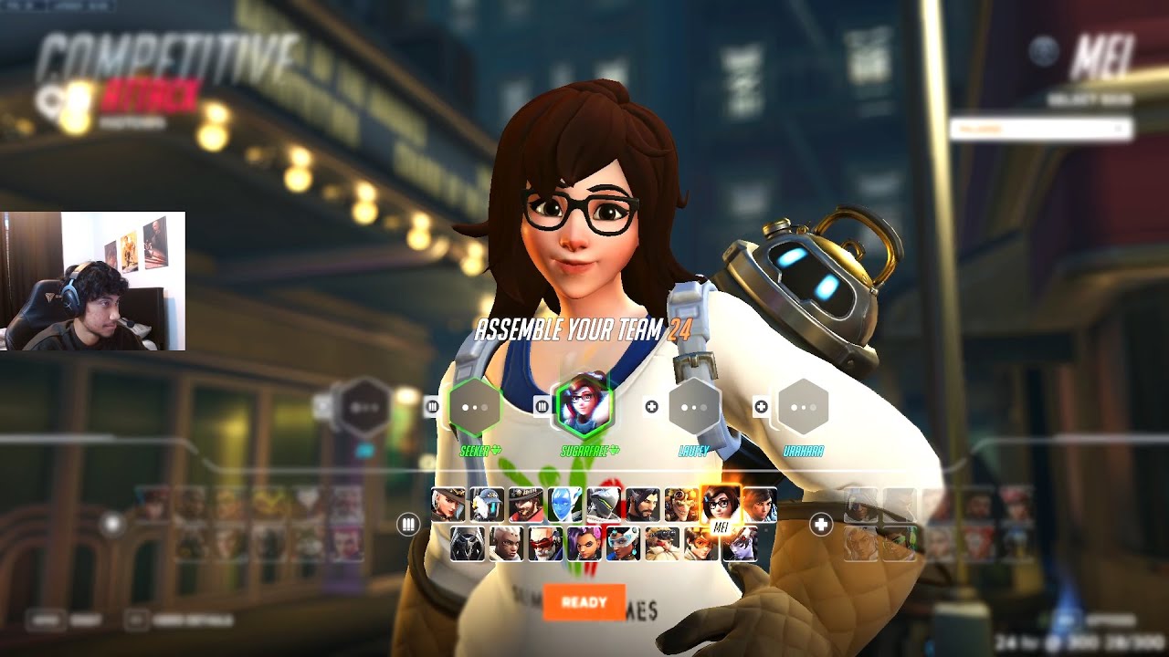SUGARFREE PRO MEI AND SEEKER SOJOURN! [ OVERWATCH 2 TOP 500 SEASON 7 ]
