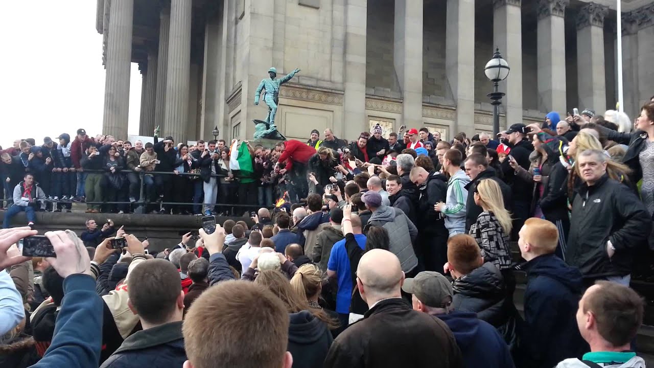 thatcher effigy burned in liverpool