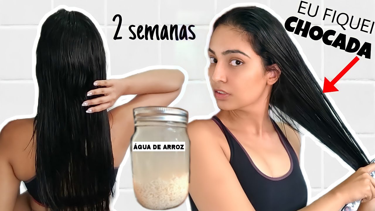 Spray de ÁGUA DE ARROZ para CRESCIMENTO EXTREMO DO CABELO | Como Fazer Água de Arroz (cresce muito)