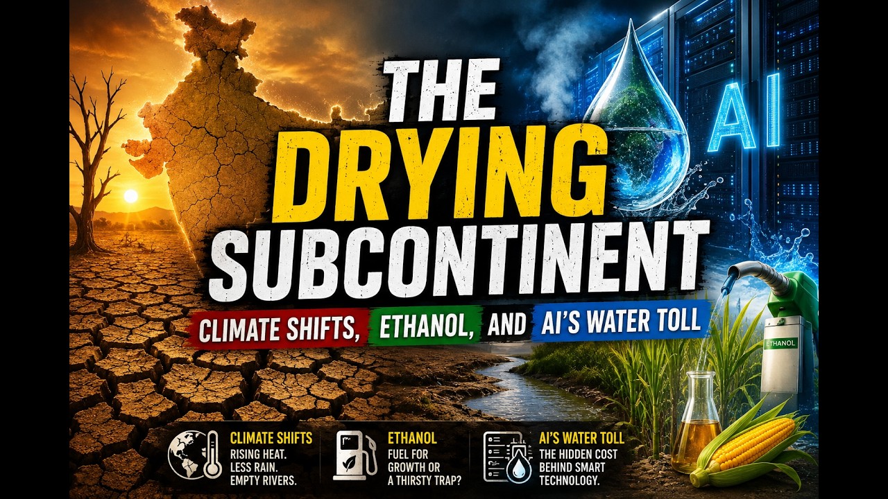 The Drying Subcontinent: Climate Change, Ethanol & AI's Water Crisis Explained