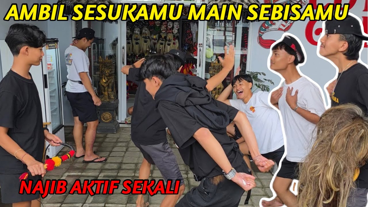 AMBIL SESUKAMU MAIN SEBISAMU  MAINAN DISANGGAR