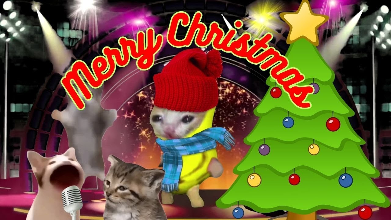 Banana Cat's Purr-fect Christmas Party! 🎄🐾🍌