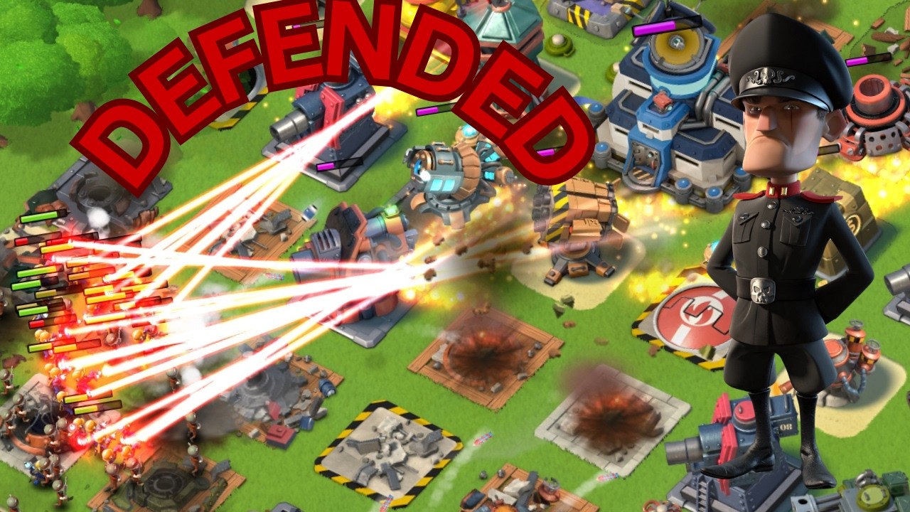 Boom Beach Defending Base vs Lt. Hammerman L17–23 How To Defend Hammerman New Event GamePlay 2025