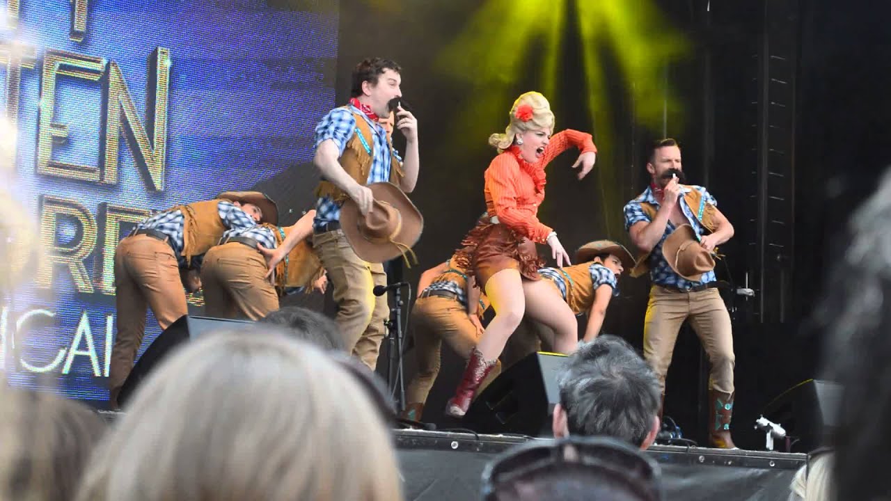 Dirty Rotten Scoundrels perform at West End Live 2014