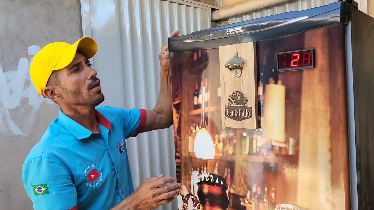 Cervejeira esfriando pouco. Saiba porque.