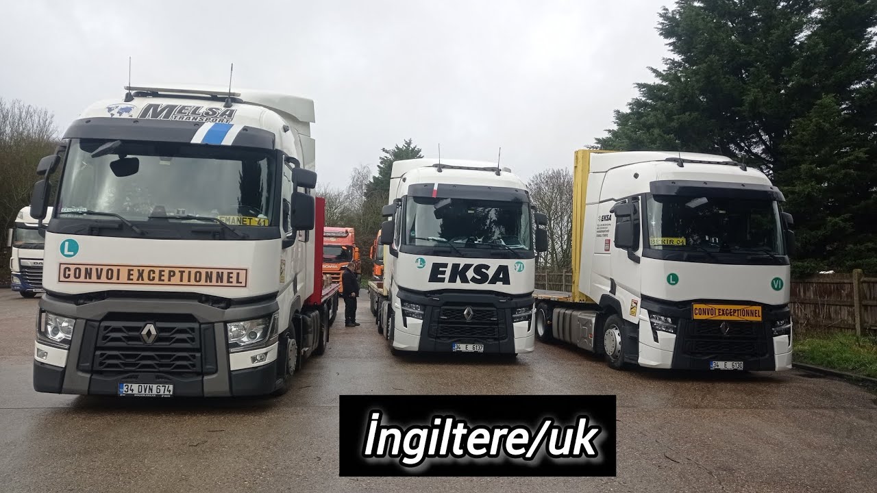 İngiltere 'de Tır Sürmek - UK Truck Vlog