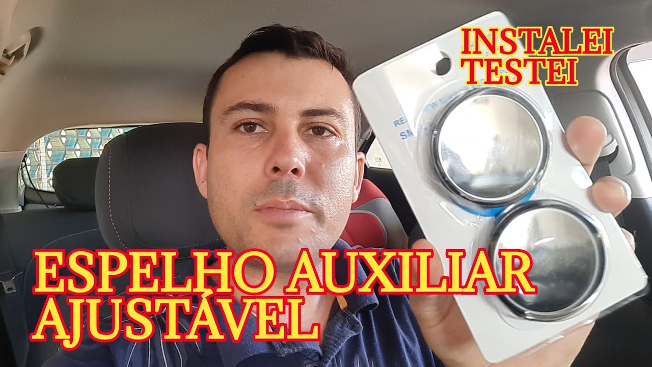 Espelho Convexo Retrovisor Ajustável carro Universal