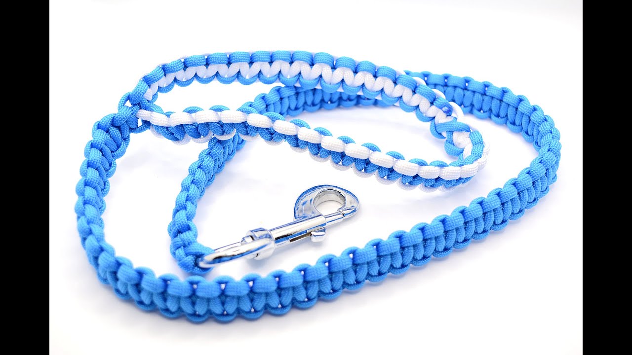 Come fare un guinzaglio per cani  fatto a mano how to make handmade dog leash paracord diy tutorial