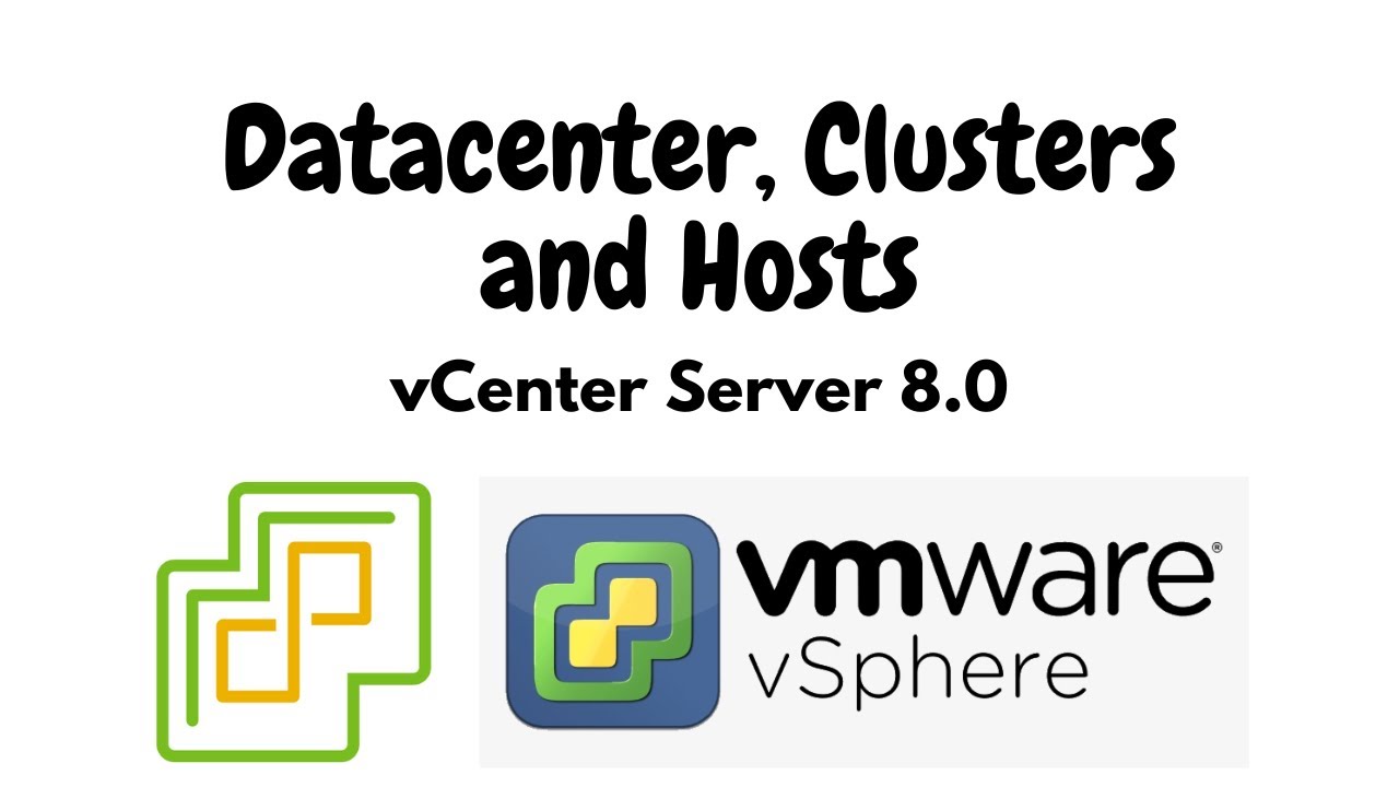 Создание кластеров и хостов центров обработки данных с использованием VMware vCenter Server 8.0