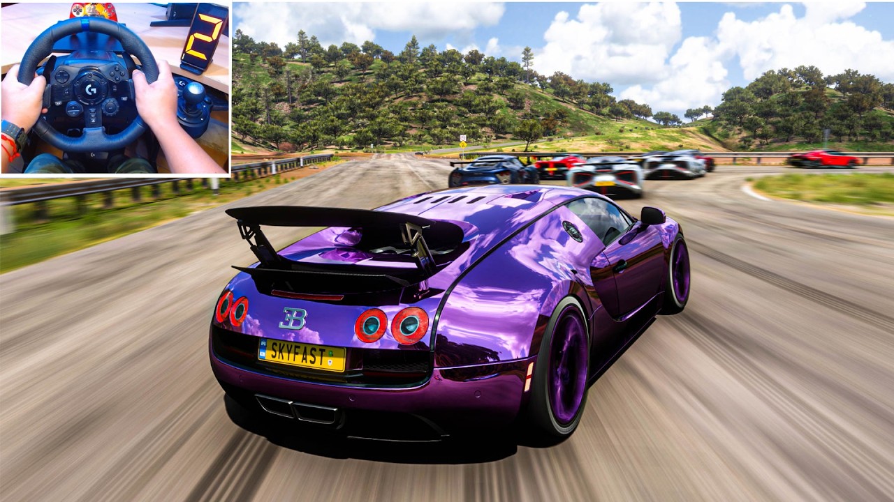 1470HP BUGATTI VEYRON vs HYPER CARS - Forza Horizon 5 | Logitech G923 Steering Wheel