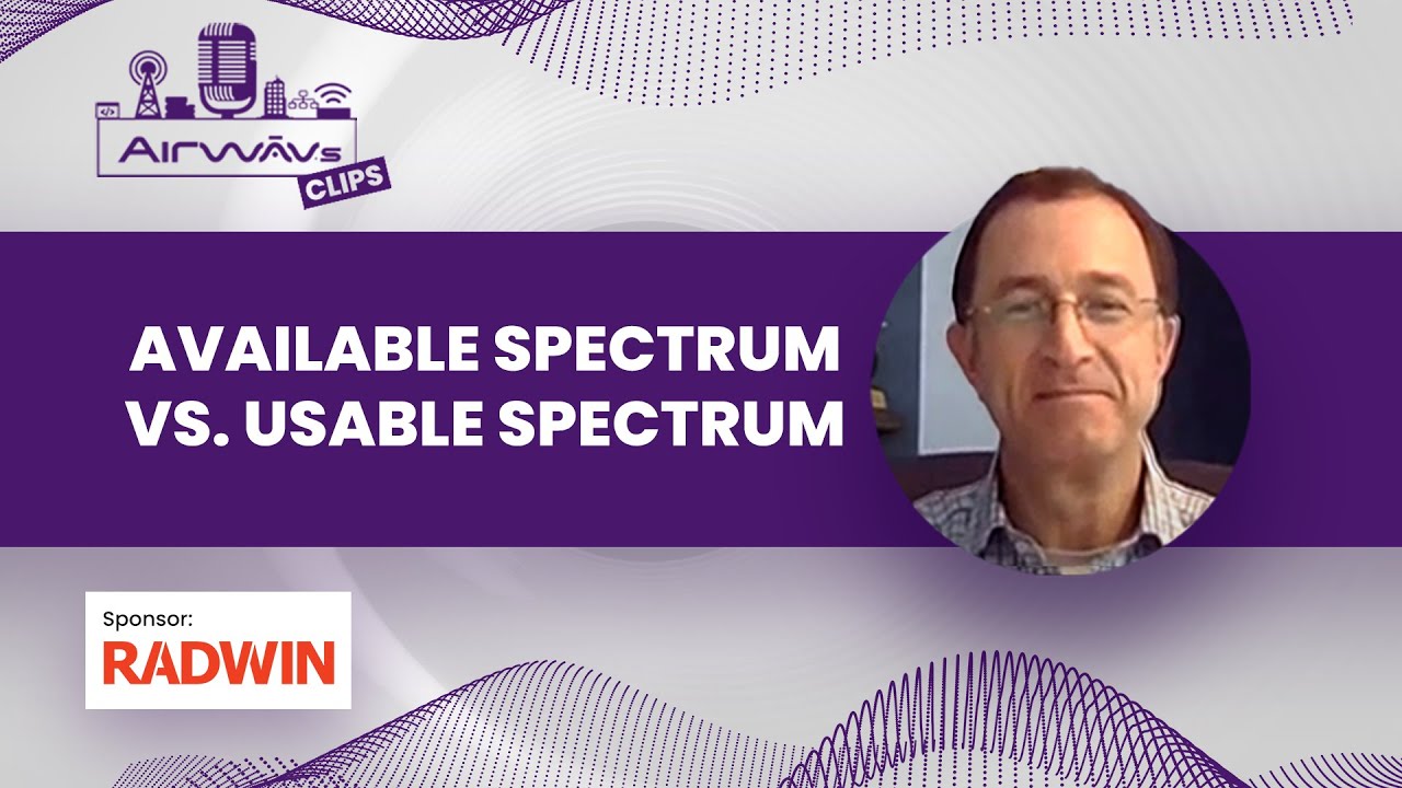 Available Spectrum vs. Usable Spectrum