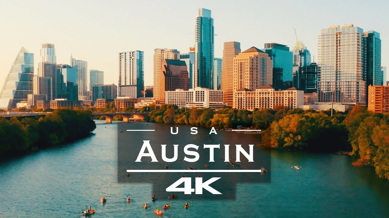 Austin - Texas , USA 🇺🇸 - by drone [4K]