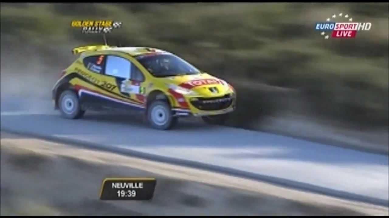 THIERRY NEUVILLE flat out on Cyprus rally golden stage