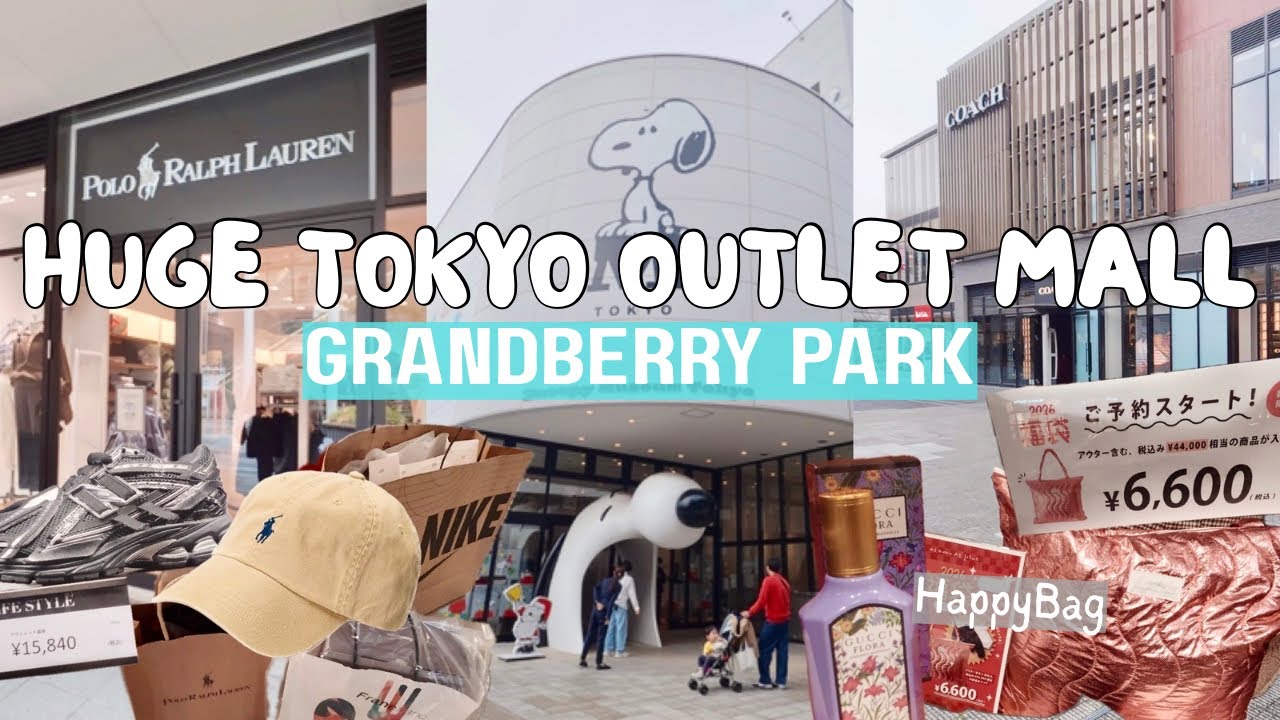 LIVING IN JAPAN 092 | Tokyo's Huge Outlet Mall! | Shopping at Grandberry Park! | Happy Bag 2026
