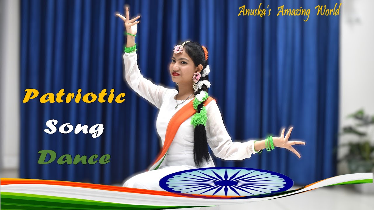 Patriotic Song Dance | Desh Bhakti Song | Easy Dance Steps | Anuska's Amazing World