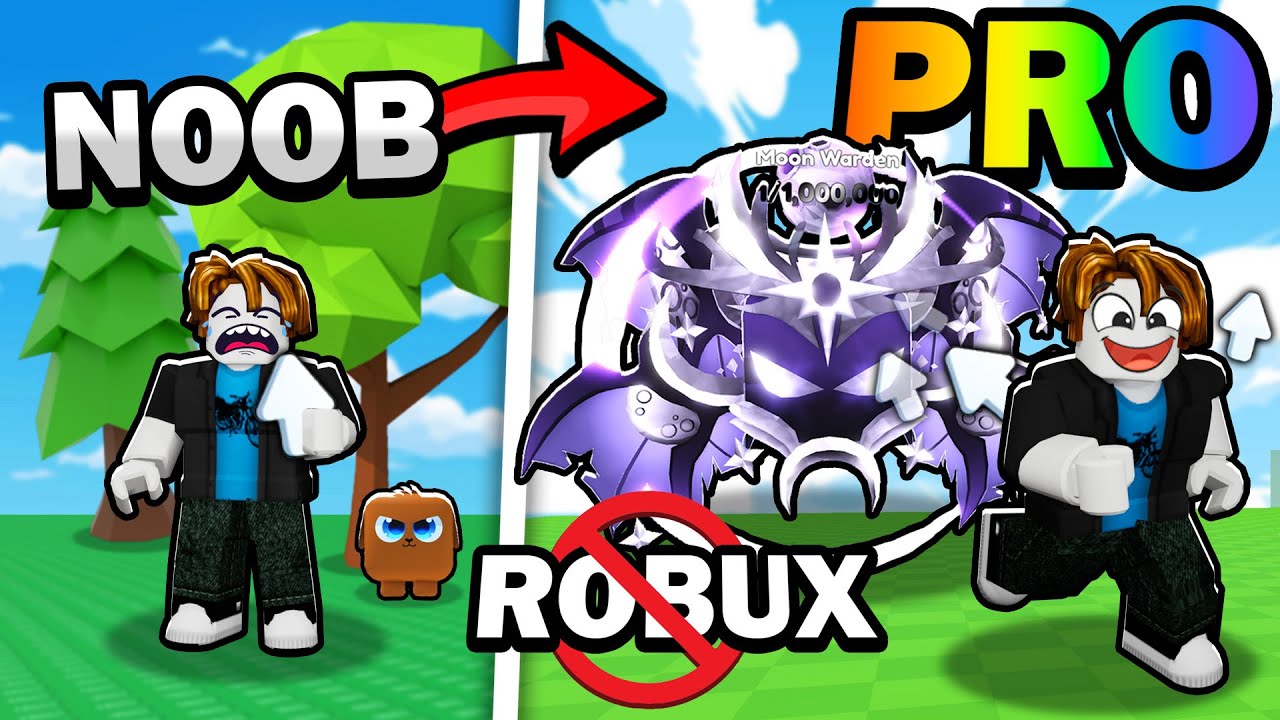 Я прошёл путь от новичка до профессионала без Robux и без торговли | Tap Simulator