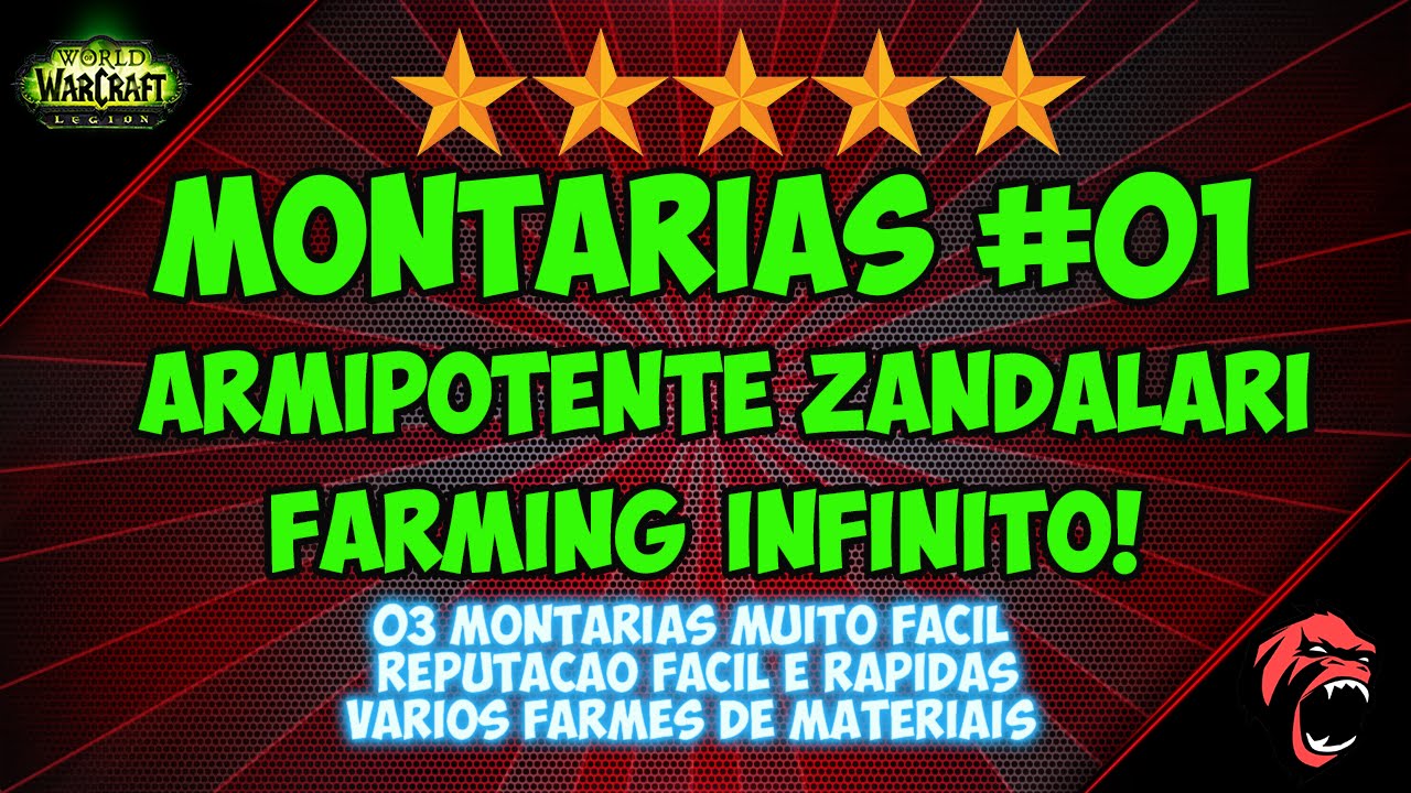 WoW Guia Montarias | 03 Montarias dos Armipotente Zandalari // Reputação