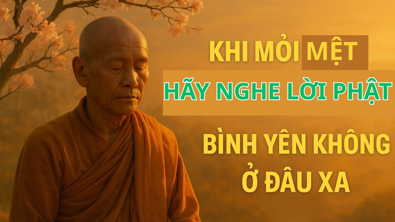 Khi Đời Quá Mệt Mỏi – Hãy Để Lời Phật Dạy Dẫn Con Quay Về Nơi Bình Yên Trong Chính Mình