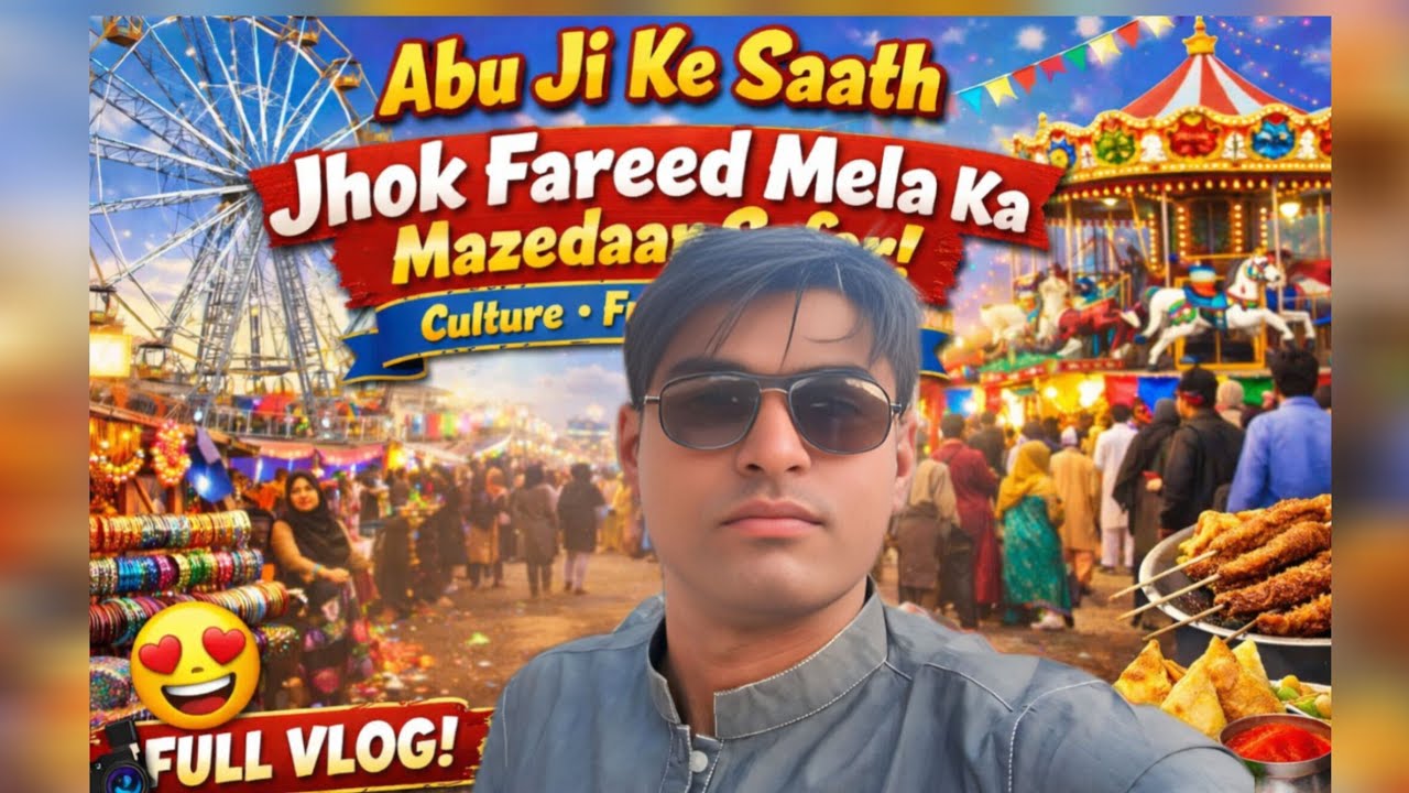 Abu Ji Ke Saath Jhook Fareed Mela Visit 🎡 | Fun, Culture & Amazing Moments |Interesting Vlog|