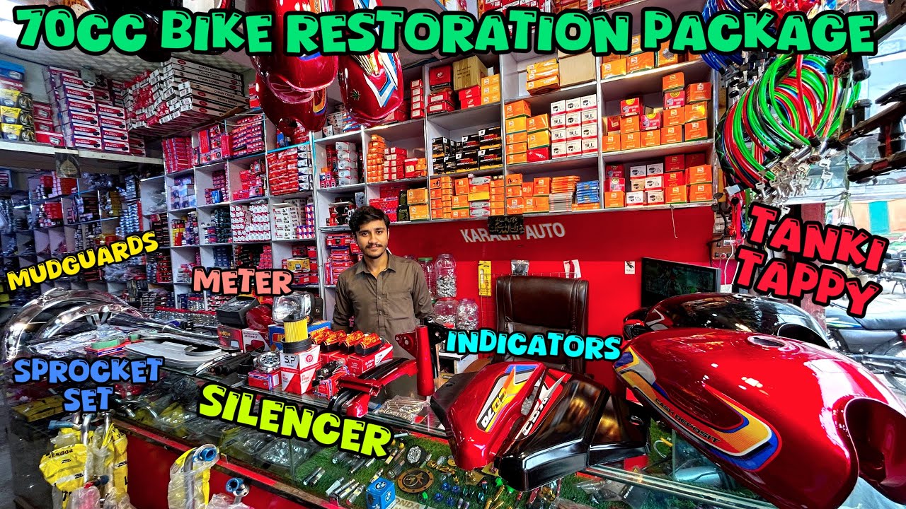 Motorcycle Special Package For 70cc😎🔥|| Pak Moto
