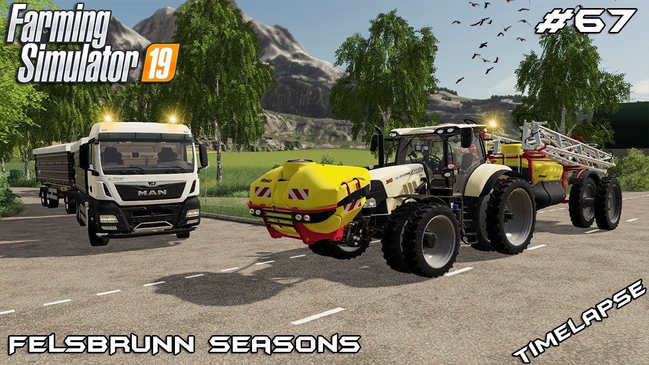 Spraying herbicide, selling silage| Animals on Felsbrunn Seasons | Farming Simulator 19 | Episode 67